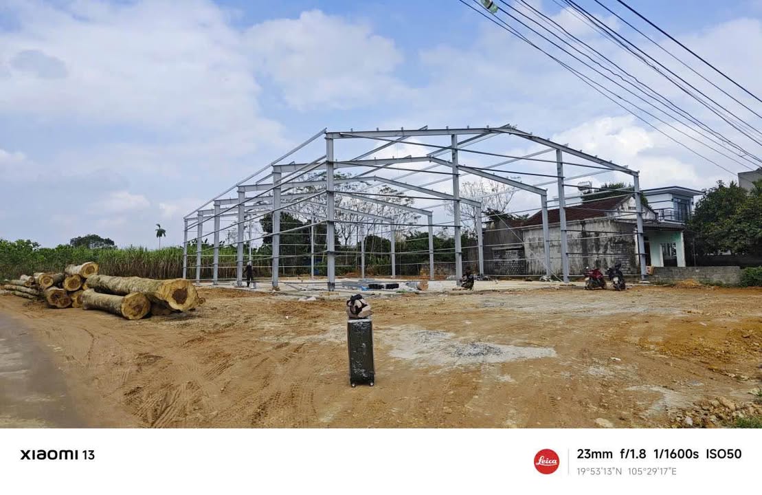 Cho thuê nhà xưởng 2000m² tại Thọ Xuân - Giao thông thuận tiện, gần cảng hàng không!