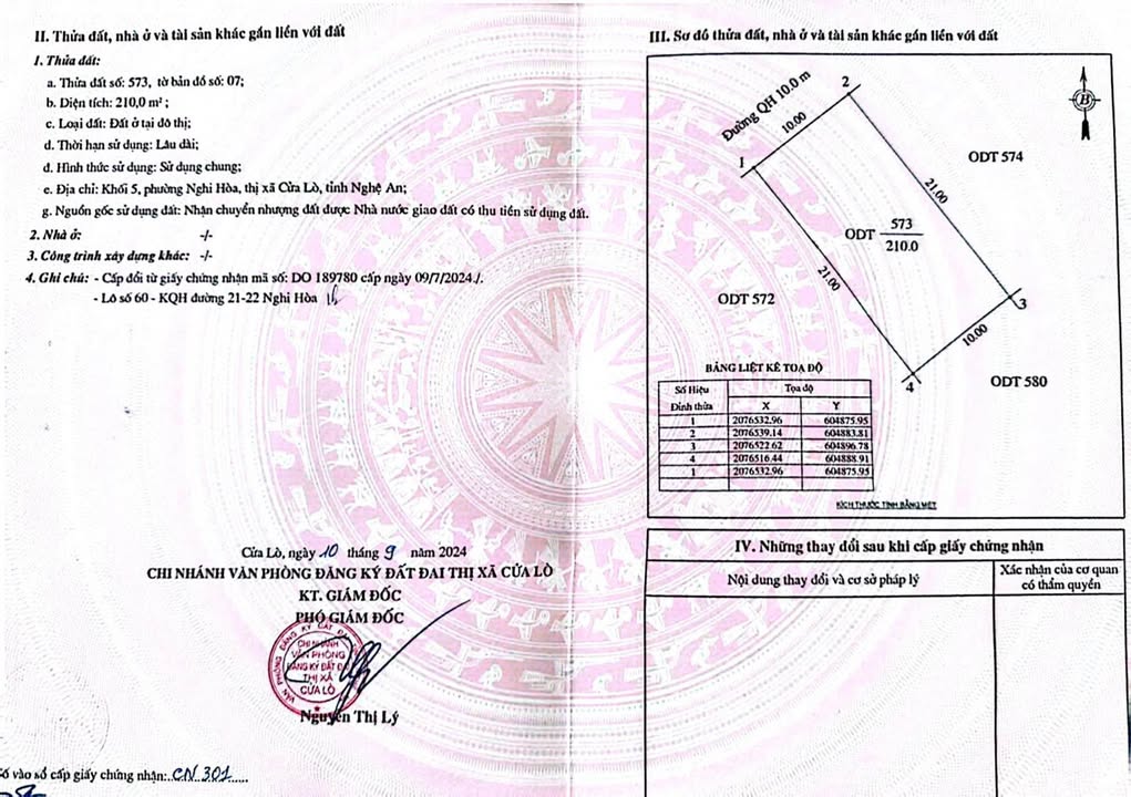Đất Cửa Lò Nghi Hoà 210m² giá 5.5 tỷ - Vị trí đẹp, gần Vin!