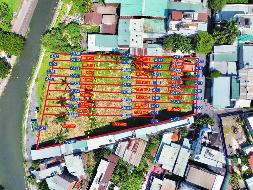 Đất mặt tiền Rạch Vườn Lài 220m² giá 6.6 tỷ - Cơ hội đầu tư hấp dẫn!