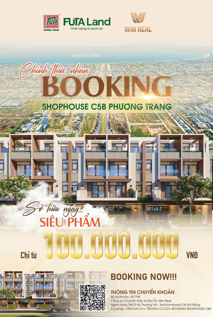 Shophouse C5B Phương Trang Đà Nẵng 28713m² giá 8.65 tỷ - Cơ hội đầu tư tuyệt vời!