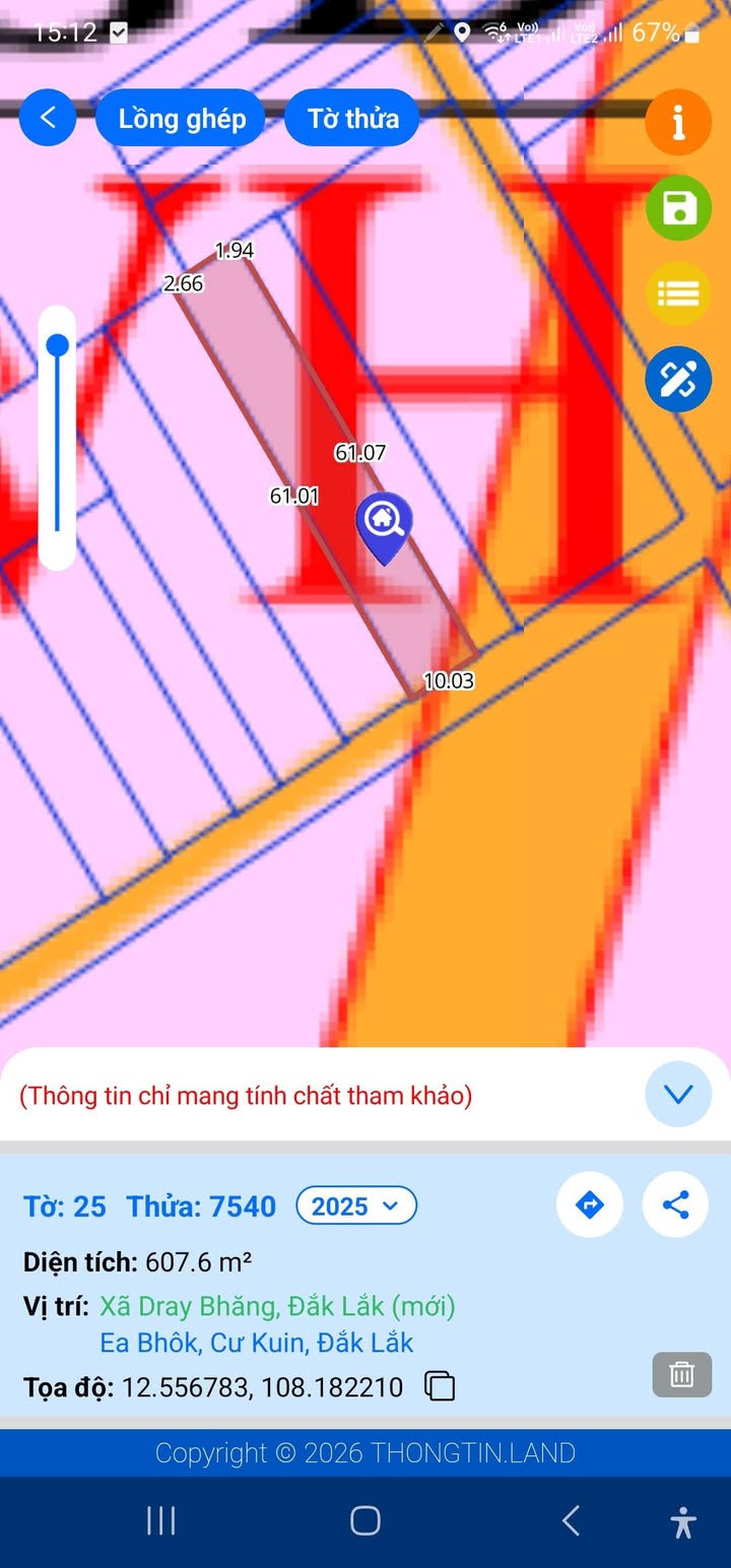 Đất liền kề Ea Tiêu Cư Kuin 600m² giá 4.68 tỷ - Chủ nhà chính chủ cần bán gấp!