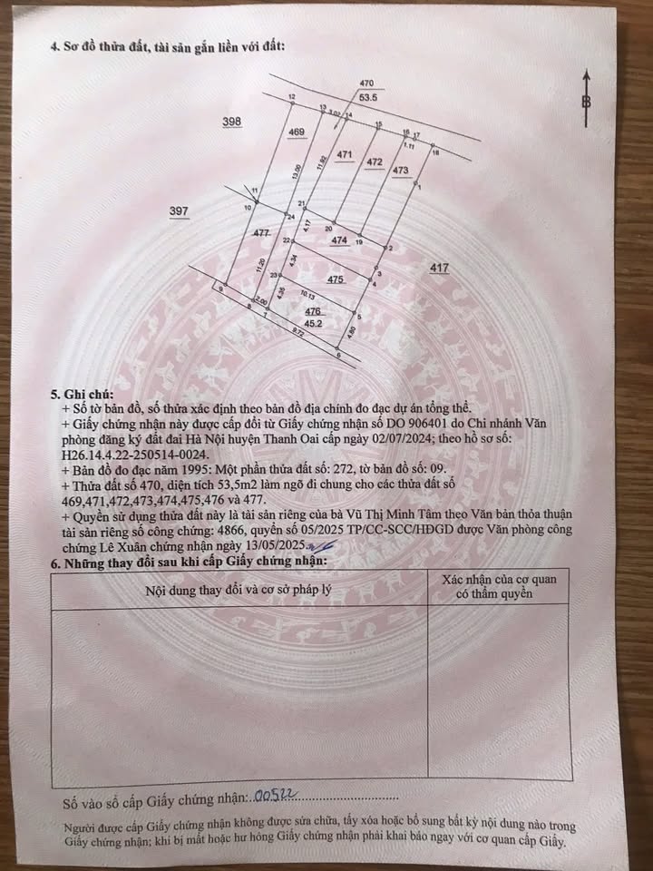 Đất nền Thanh Mai, Thanh Oai 45.2m² giá chỉ 2.3 tỷ - Sổ đỏ chính chủ sang tên trong ngày!