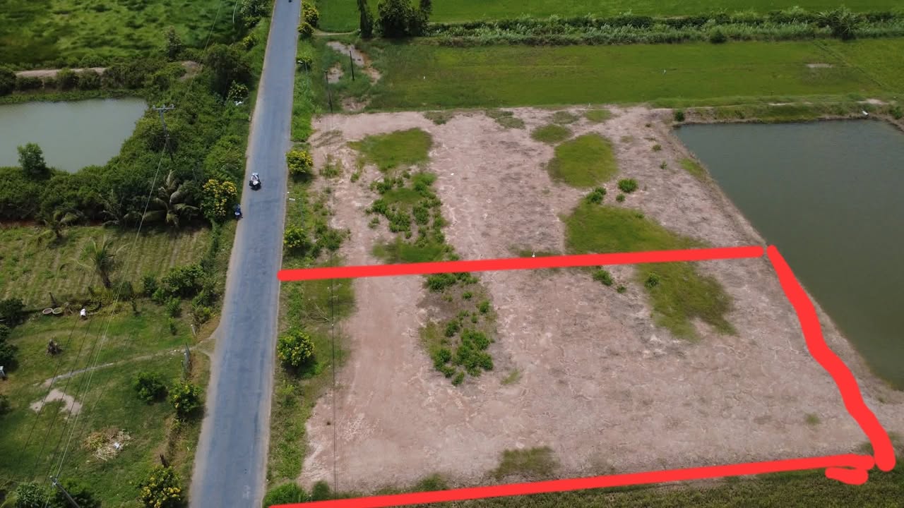 Đất nền 1520m² tại Bình Tân, Cầu Ngang - Giá chỉ 90 triệu/m ngang!