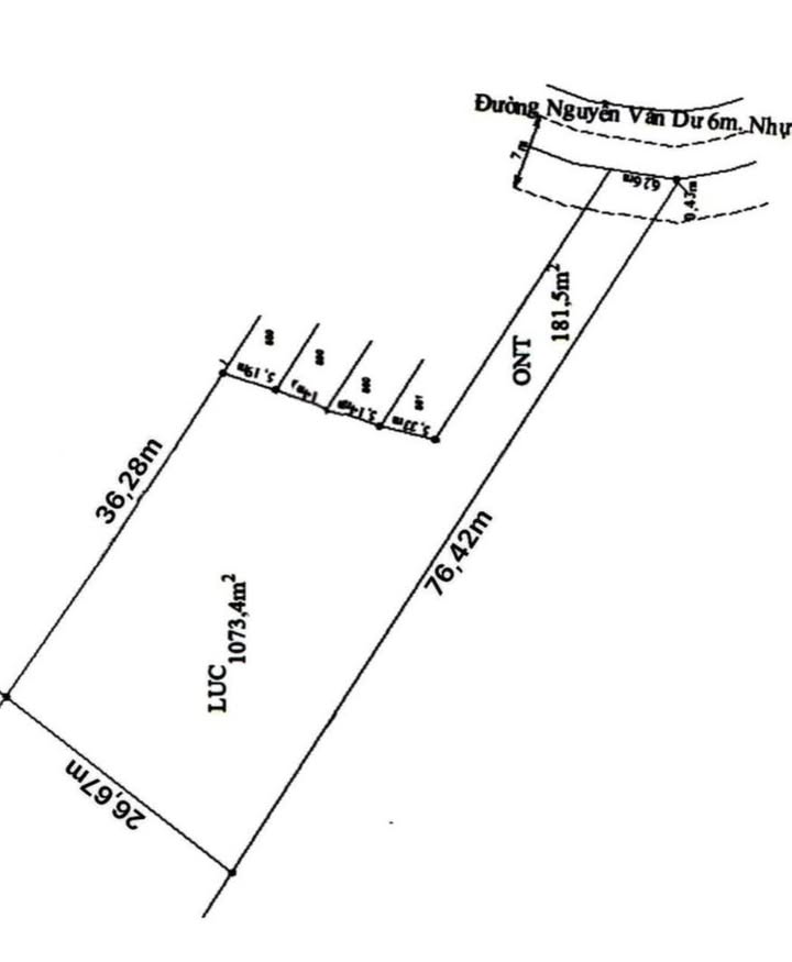 Đất thổ cư mặt tiền Nguyễn Văn Dư, xã Tân Trụ, 1.255m² - Cơ hội đầu tư tuyệt vời!