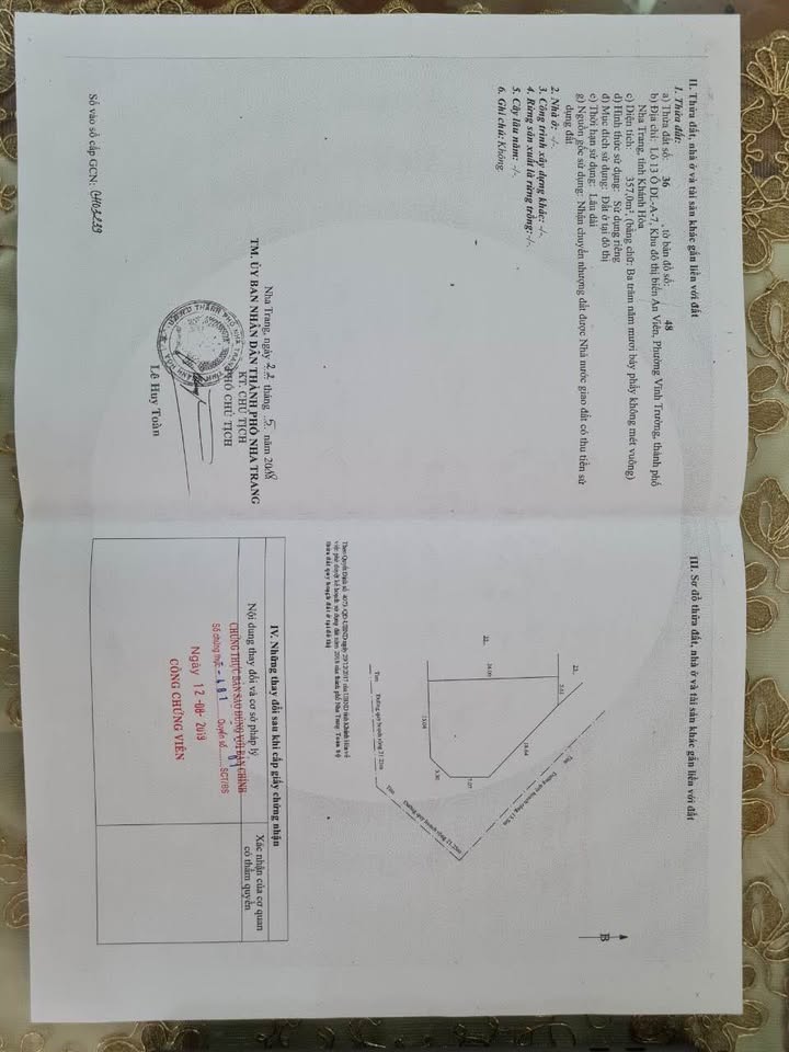 Đất nền dự án An Viên Nha Trang 357m² giá 36.19 tỷ - Sổ hồng chính chủ!