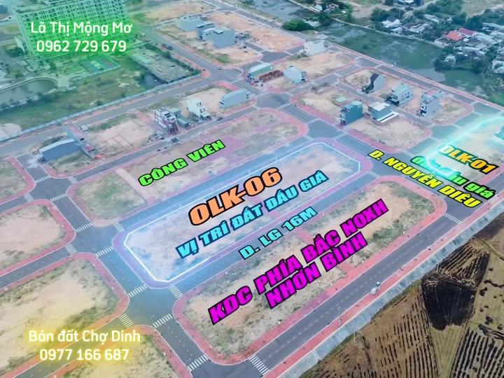 Bán đất mặt tiền khu chung cư Chợ Dinh Quy Nhơn - Giá chỉ từ 2.620 tỷ