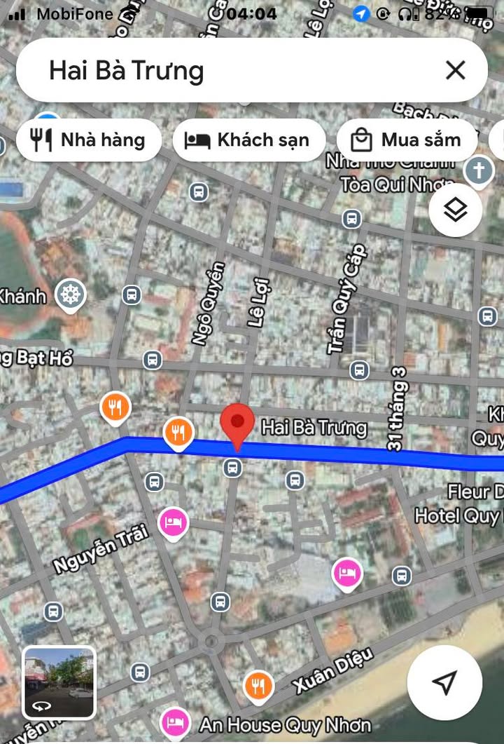 Bán nhà 3 tầng mặt tiền đường Hai Bà Trưng, Quy Nhơn 109m² giá 15 tỷ - Vị trí đắc địa kinh doanh!