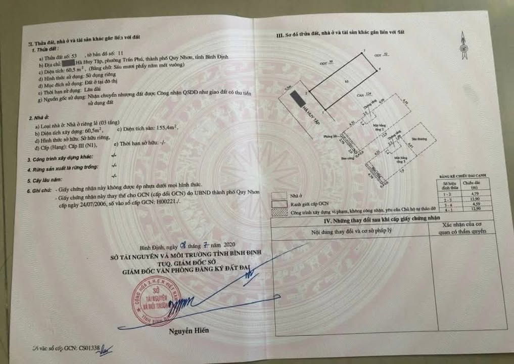 Nhà đẹp 3 tầng tại Hà Huy Tập 61m² giá 6.5 tỷ - Sẵn sàng vào ở ngay!