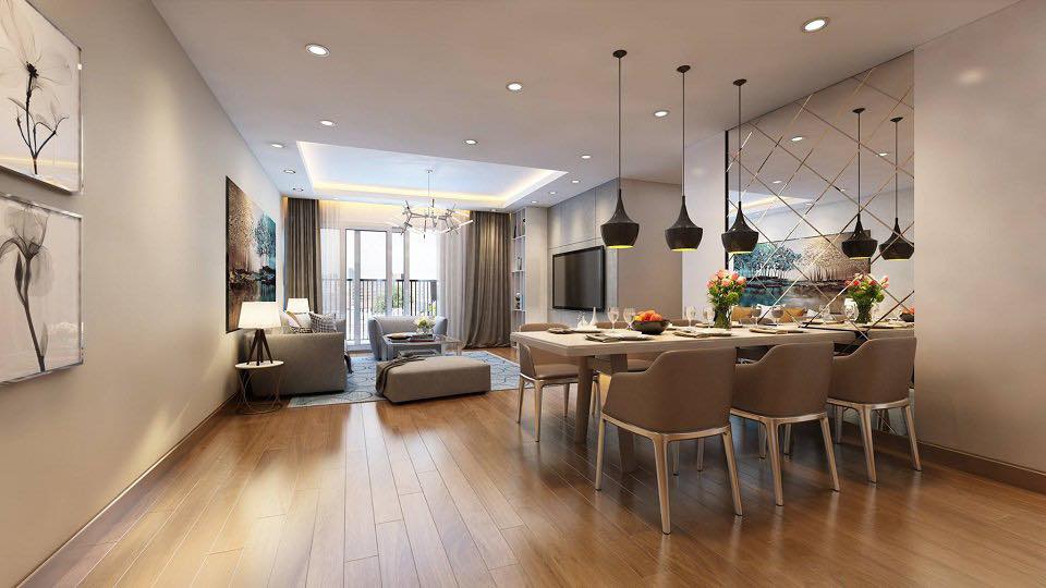 Căn hộ chung cư Thăng Long Garden 113m² giá 15 triệu - Cho thuê ngay, đầy đủ nội thất!