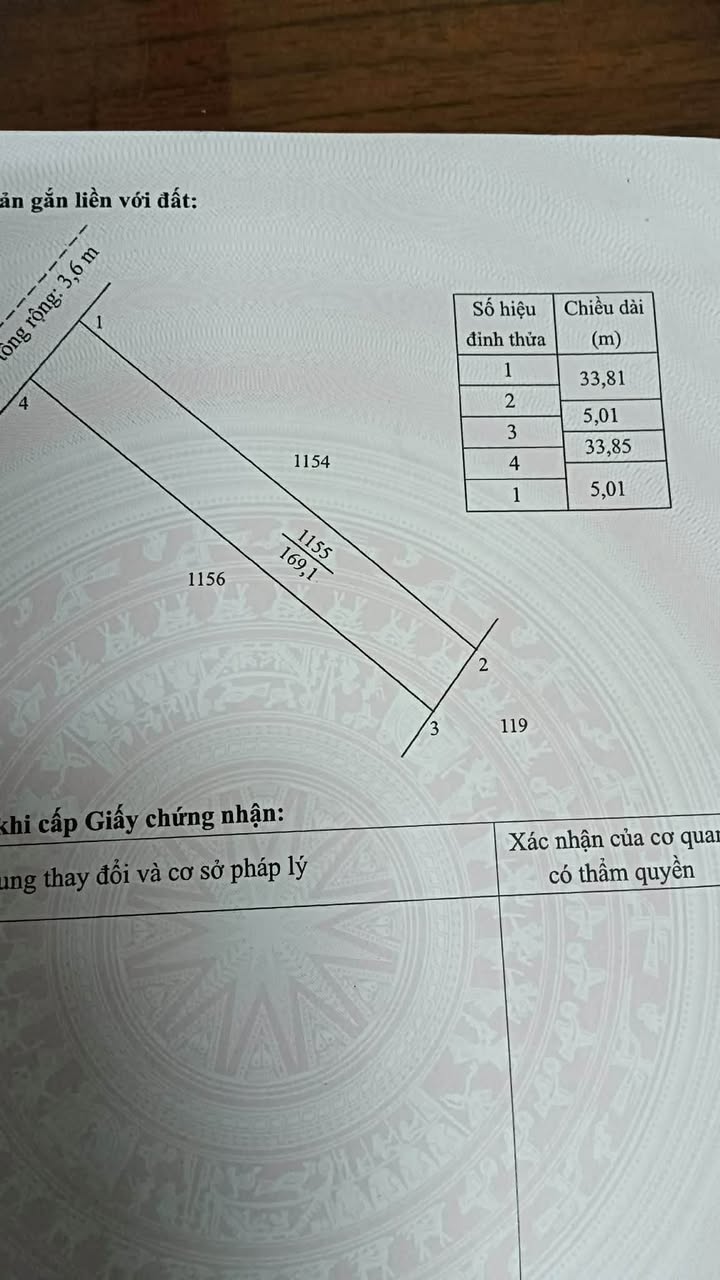 Đất thổ cư Thôn An Hoà, xã Duy Trung, 169m² chỉ 500 triệu - Cơ hội đầu tư tuyệt vời!