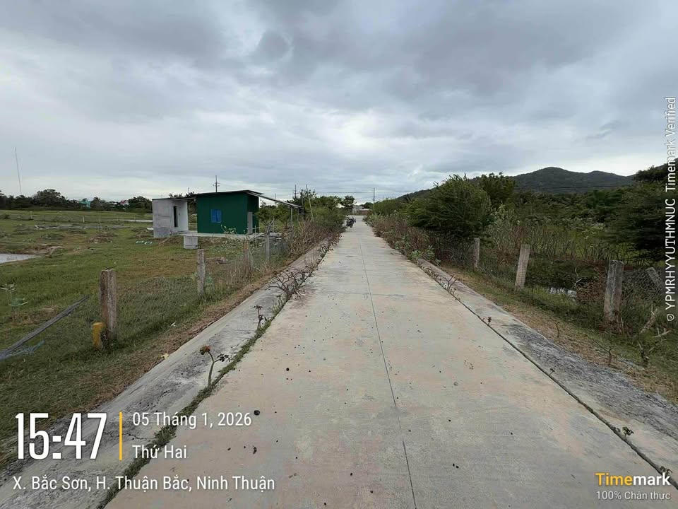 Bán đất Xóm Bằng, Bắc Sơn, Ninh Thuận 1440m² - Sổ hồng riêng, pháp lý rõ ràng!