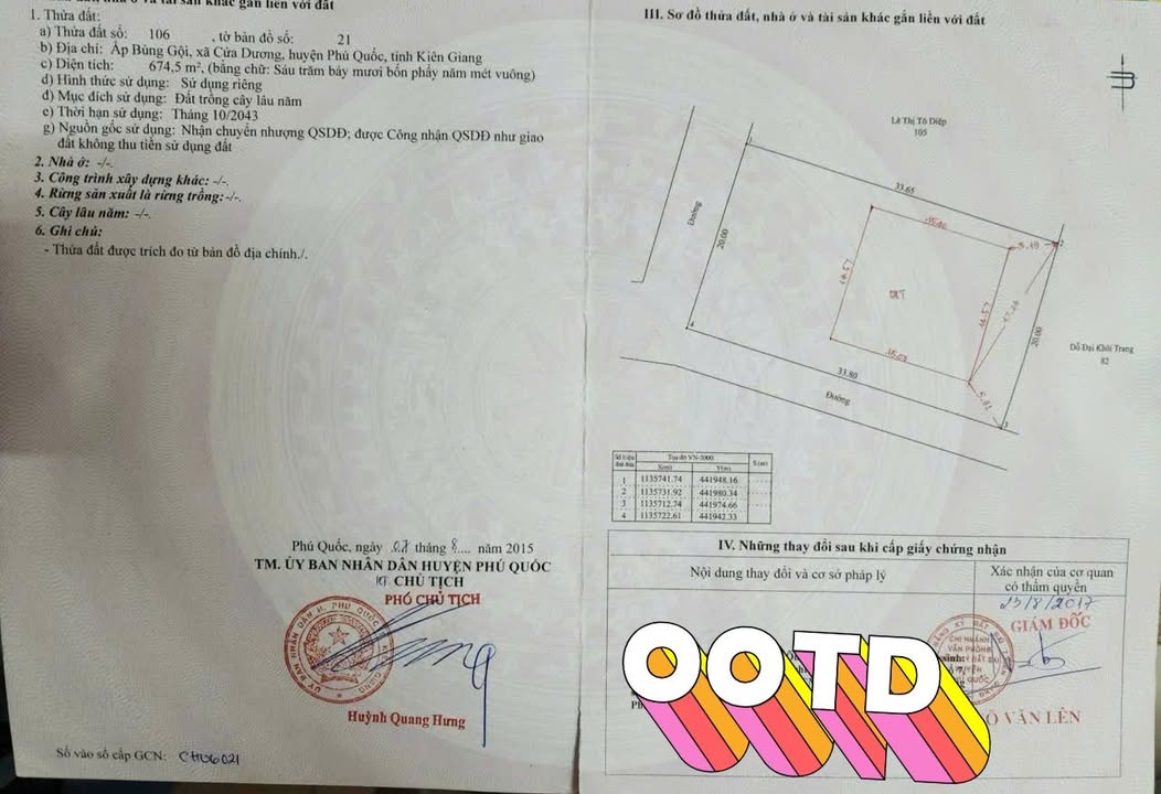 Đất nền lô góc 2 mặt tiền Búng Gội 674m² - Cơ hội đầu tư tuyệt vời!