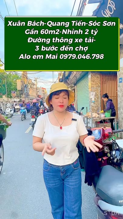 Đất nền Quang Tiến, Sóc Sơn 60m² giá 2 tỷ - Đường thông xe tải thuận tiện!