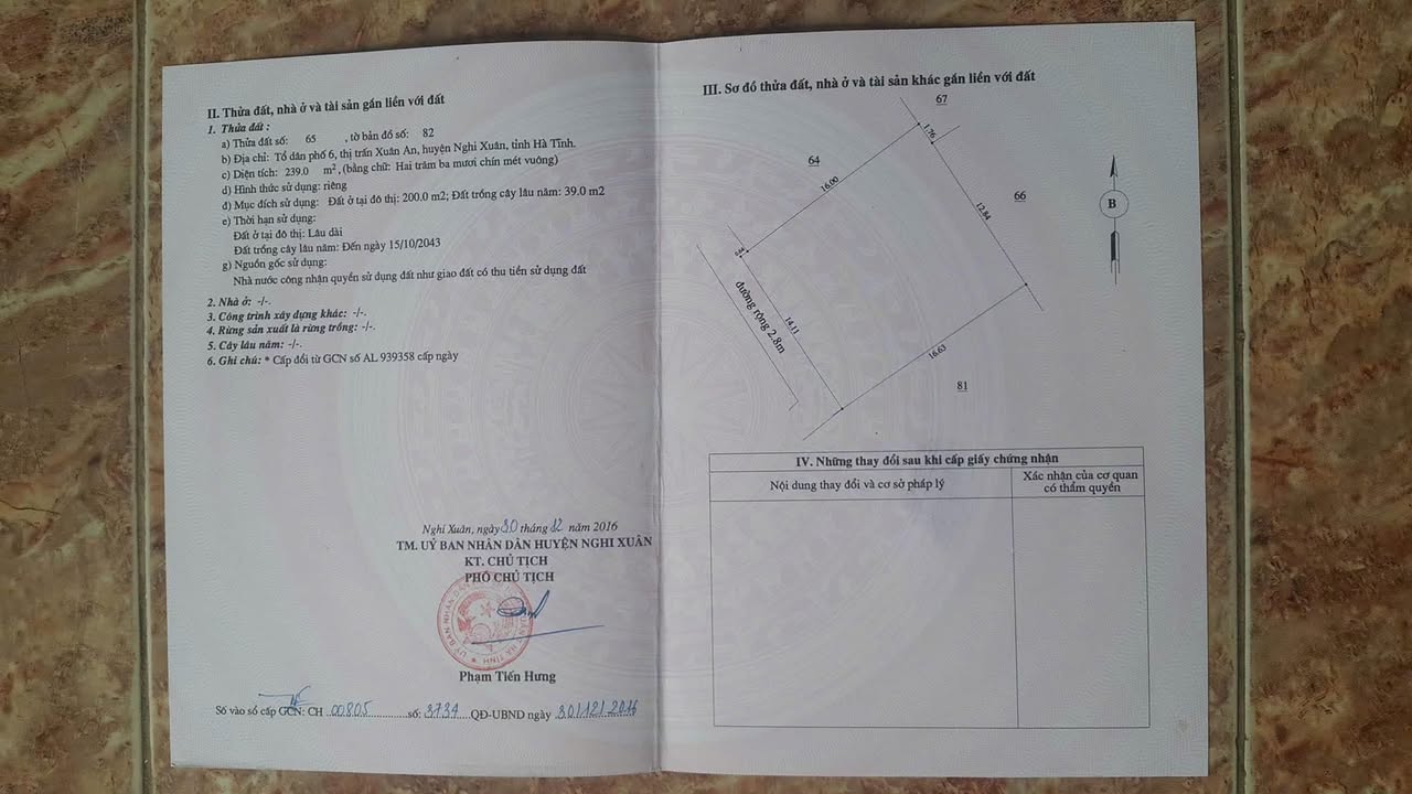 Đất nền Xuân An - Nghi Xuân 231m² giá chỉ 2 tỷ - Tiềm năng đầu tư cao!