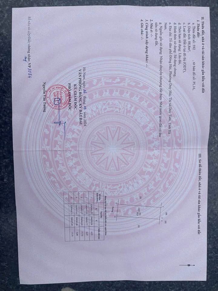 Đất nền khu đô thị Đồng Văn Xanh - 88.8m² giá 3.5 tỷ - Sổ đỏ chính chủ!