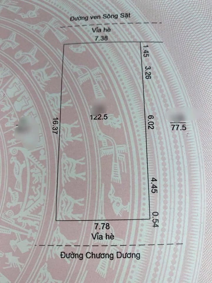Đất mặt phố Chương Dương, Hải Dương 122,5m² - Đầu tư sinh lời ngay!
