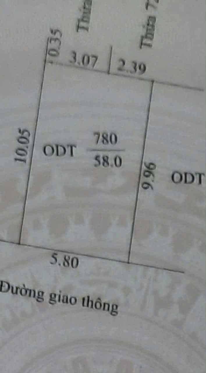 Bán lô đất ngõ 33 Hàn Giang, Quang Trung, Hải Dương 58m² giá 1 tỷ - Vị trí trung tâm tiện ích đầy đủ!