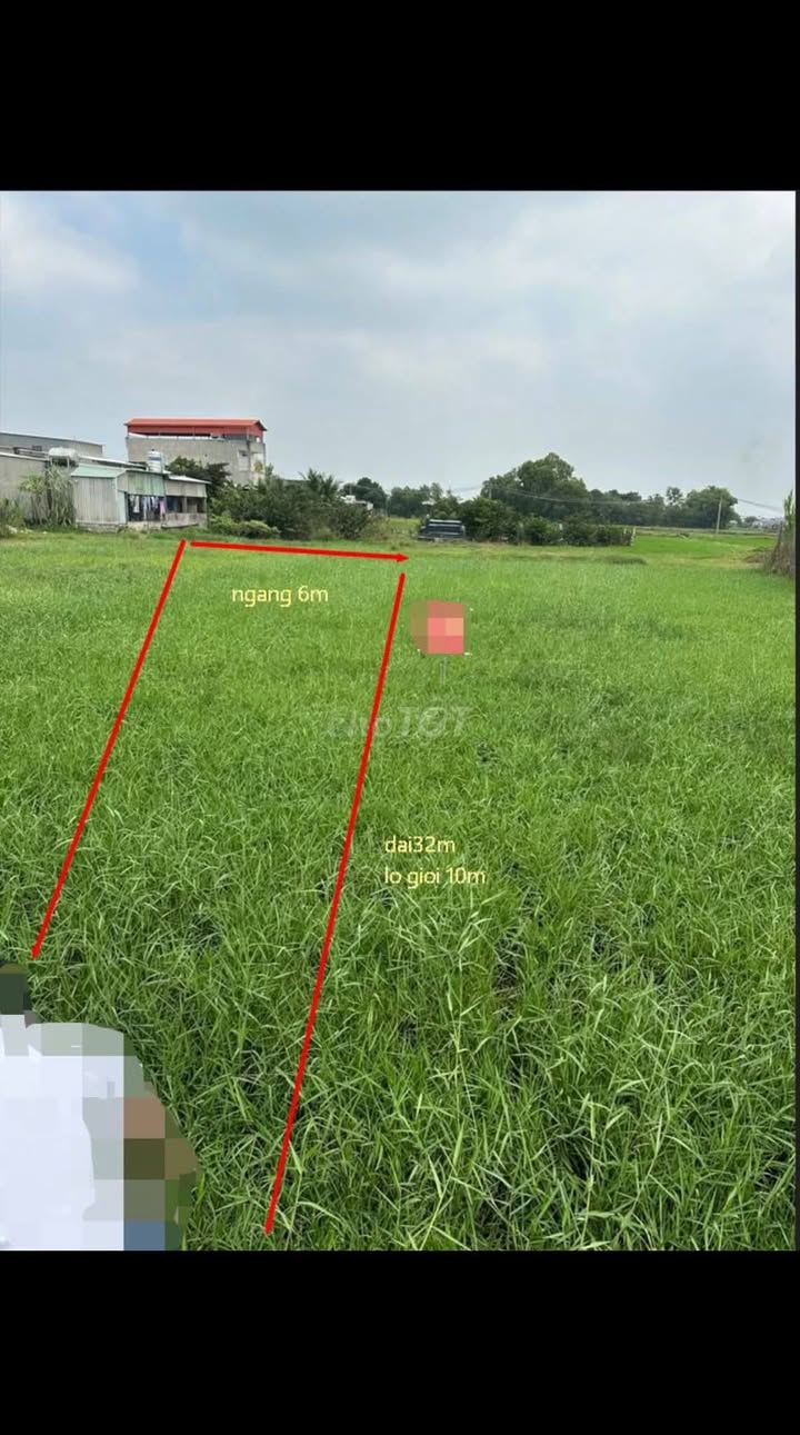 Đất nền Hòa Khánh Nam, Đức Hòa 192m² giá 900 triệu - Đường ô tô vào tận nơi!