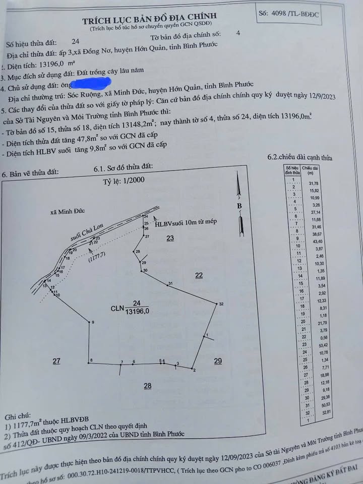 Đất Farm 1ha3 Minh Đức Hớn Quản chỉ 1 tỷ - Cơ hội đầu tư sinh lời!
