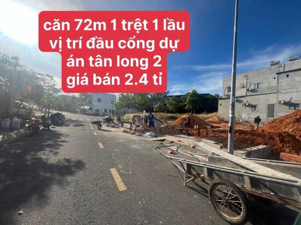 Nhà phố Tân Long 2, Tân Uyên 72m² giá 2.4 tỷ - Đầu tư sinh lời ngay!
