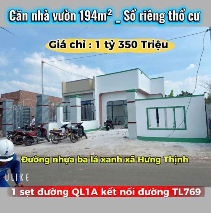 Nhà mặt tiền kinh doanh 10m tại Hưng Thịnh, Trảng Bom giá 1.35 tỷ - Tiềm năng đầu tư lớn!
