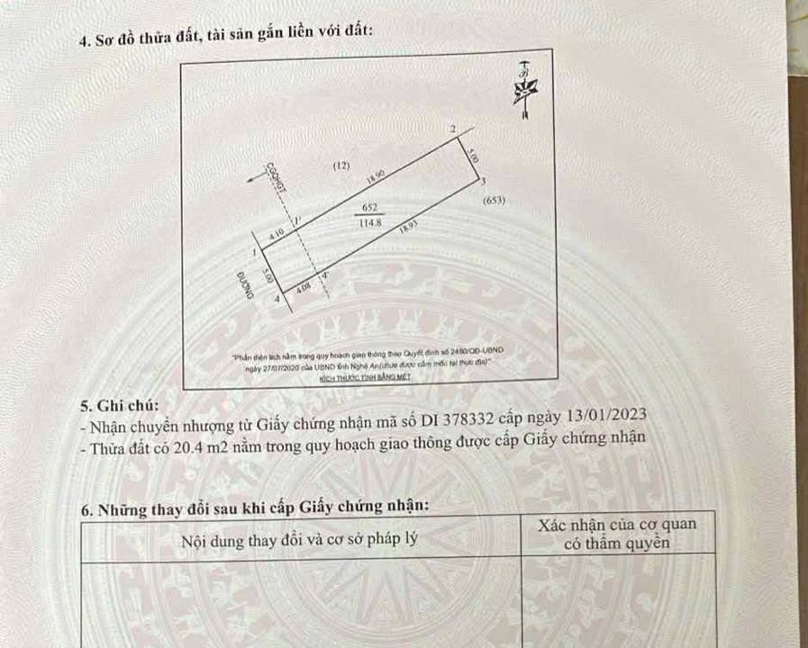 Đất nền Xóm 11 Nghi Kim 114,8m² giá chỉ 2,9 tỷ - Gần trường học, ủy ban