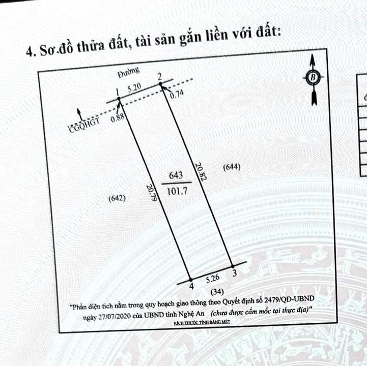 Đất nền Nghi Liên, Vinh 101m² giá 2.5 tỷ - Mặt đường Nam Liên rộng rãi!