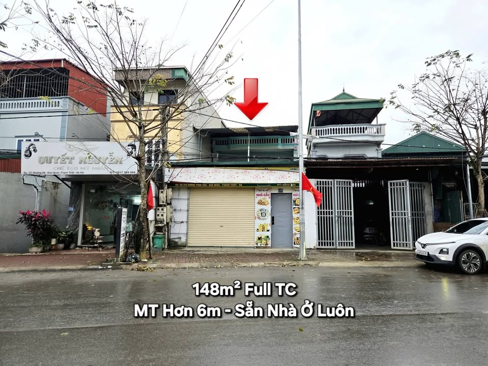 Đất nền Kim Quan Thạch Thất 148m² giá 9 tỷ - Mặt tiền đường TL420, sẵn nhà ở ngay!