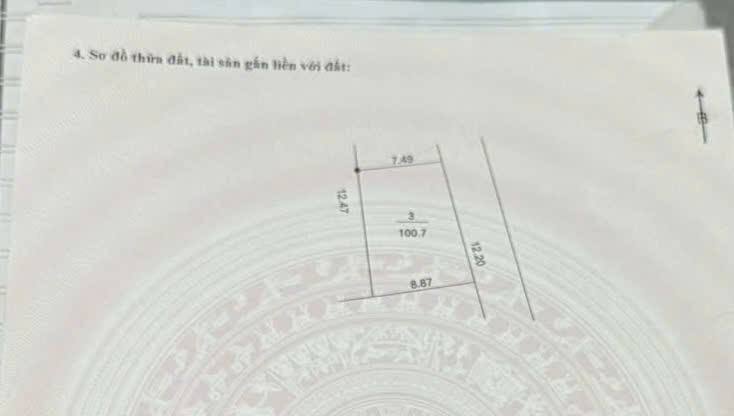Lô đất đấu giá Hùng Tiến, Mỹ Đức 100m² giá chỉ 1 tỷ - Cơ hội đầu tư tuyệt vời!