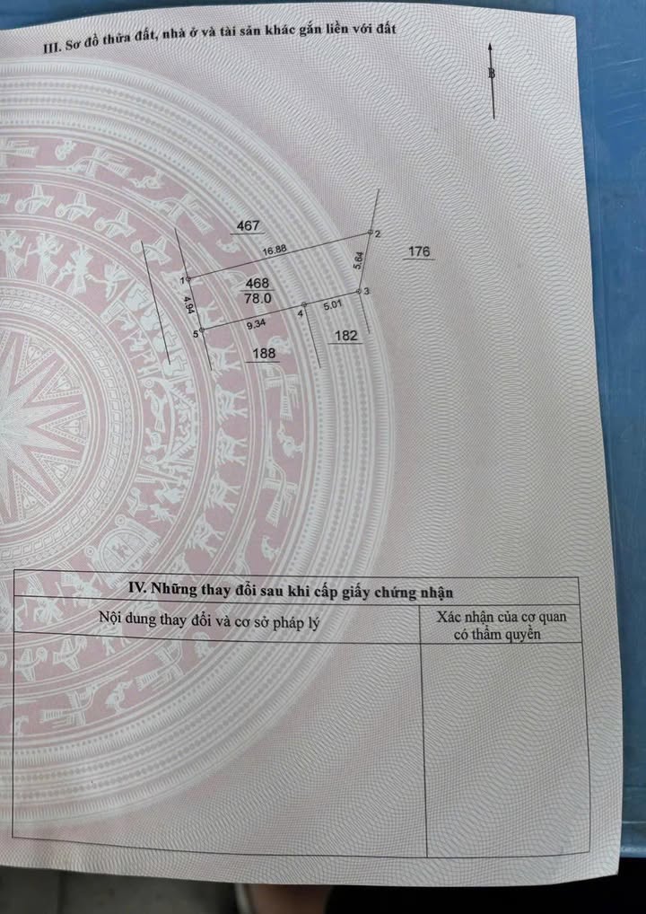 Đất thổ cư Thôn Tam Đa, Xã Tam Hưng 78m² giá 6.084 tỷ - Đường ô tô vào tận nơi!