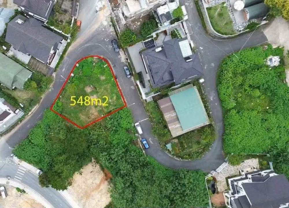 Đất lô góc 2 mặt tiền Đống Đa Đà Lạt 548m² giá 29 tỷ - View thành phố tuyệt đẹp!