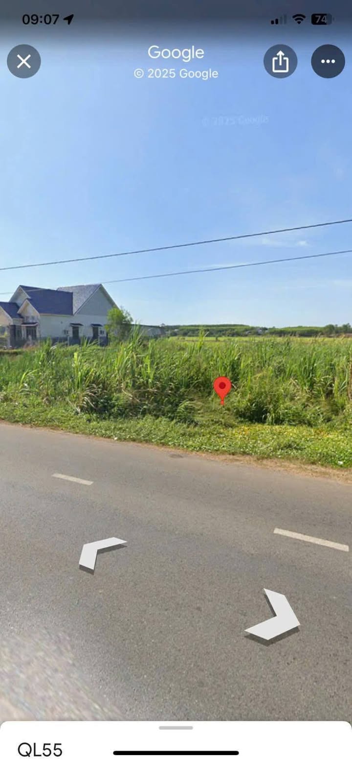 Đất mặt đường Quốc lộ 55, Láng Dài 1621m² giá 7.5 tỷ - Cơ hội đầu tư sinh lời!