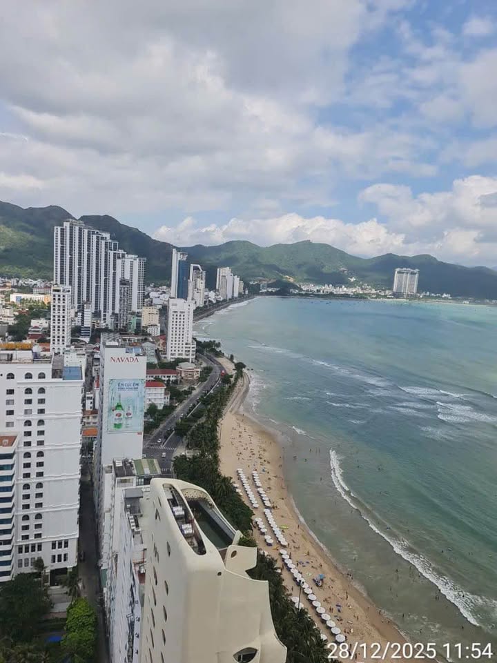 Căn hộ Mường Thanh Viễn Triều Nha Trang 70m² giá 12 triệu - Tầng cao view biển thoáng mát!