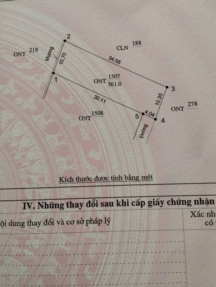 Lô đất thổ cư 360m² tại xóm 5 Nam Lĩnh - Cơ hội đầu tư tuyệt vời!
