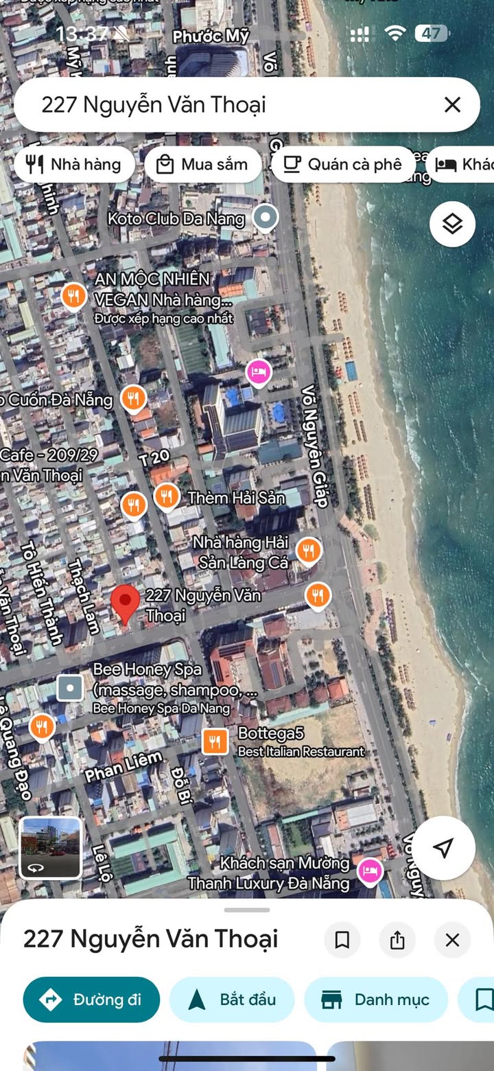 Nhà 2 tầng K 227 Nguyễn Văn Thoại, 100m² giá 16 tỷ - Khu VIP gần biển Mỹ Khê!