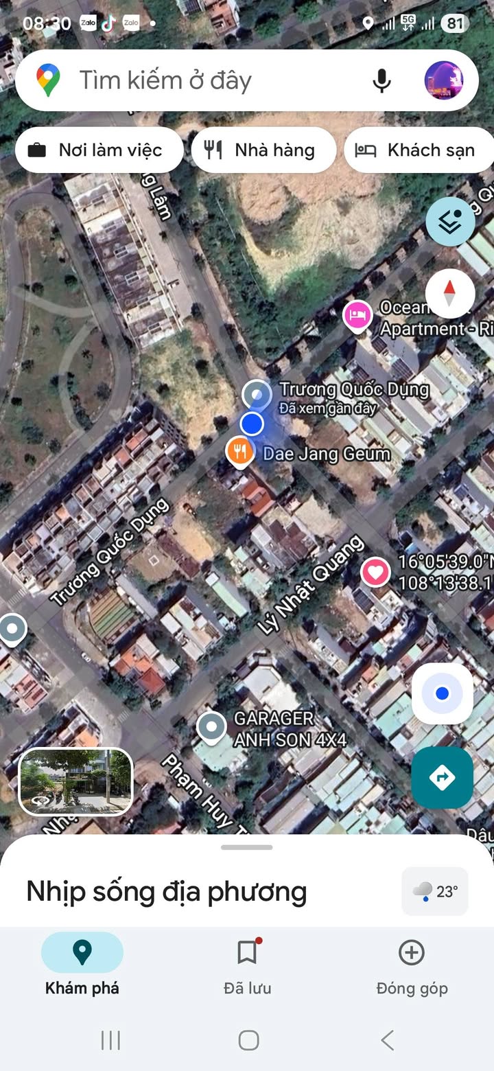 Đất nền góc 2MT Trương Quốc Dụng, Đà Nẵng 170m² - Vị trí đắc địa gần trung tâm thương mại!