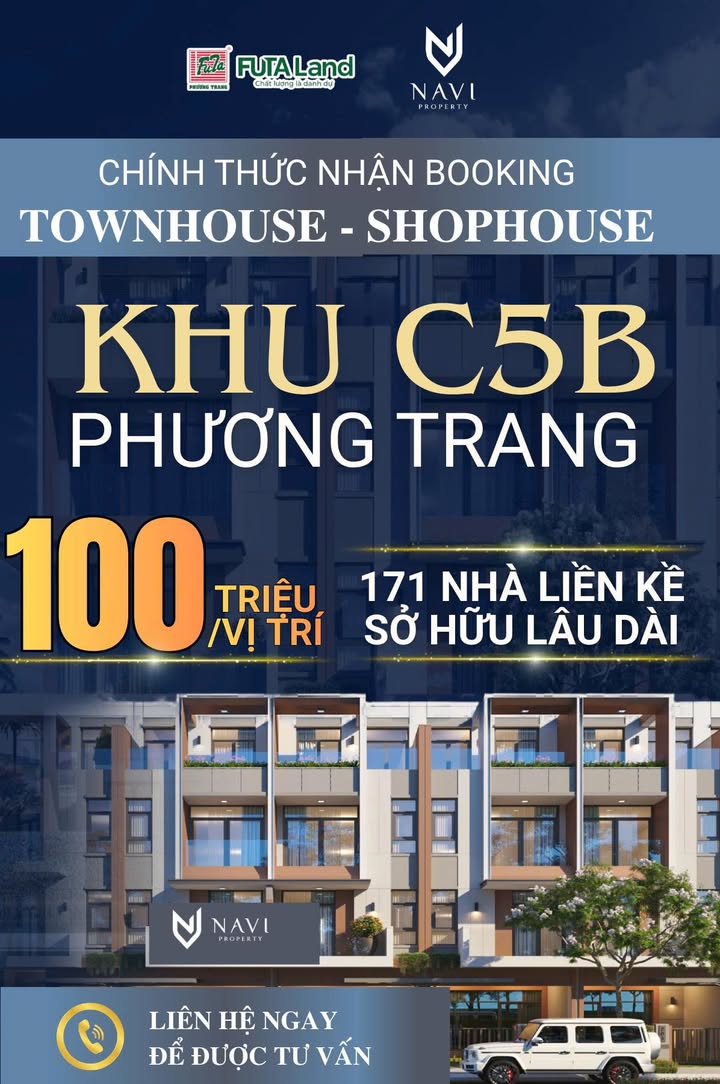 Shophouse C5B Phương Trang Đà Nẵng 100m² giá từ 5 tỷ - Đầu tư sinh lời ngay!