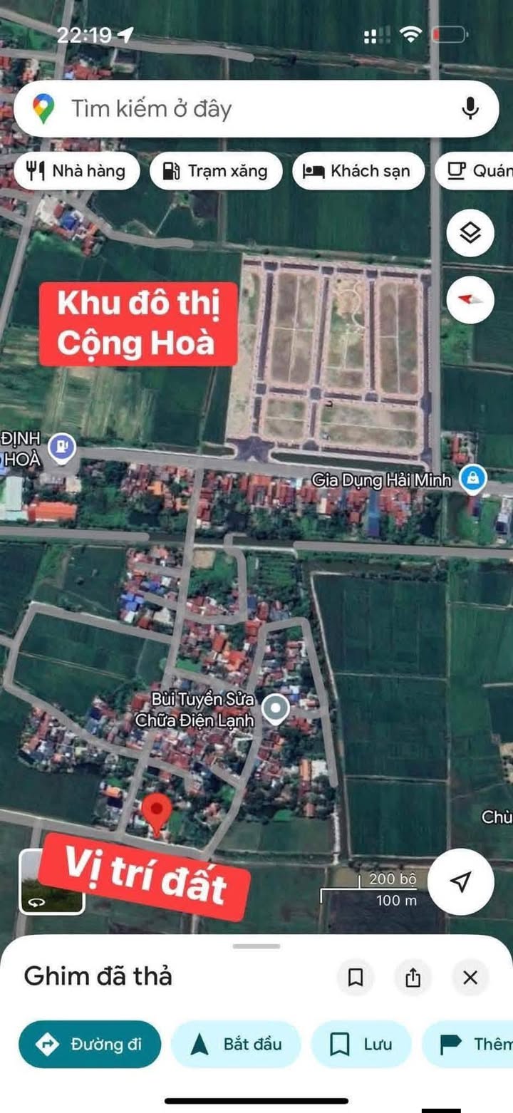 Đất lô góc Cộng Hòa Vụ Bản 125m² giá 870 triệu - Sổ hồng chính chủ!