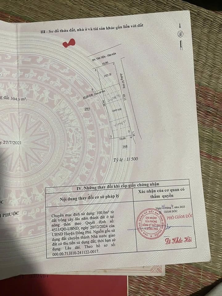 Đất nền Tân Hòa Đồng Phú 400m² - Đường thông tứ phía, thỏa thuận giá tốt!