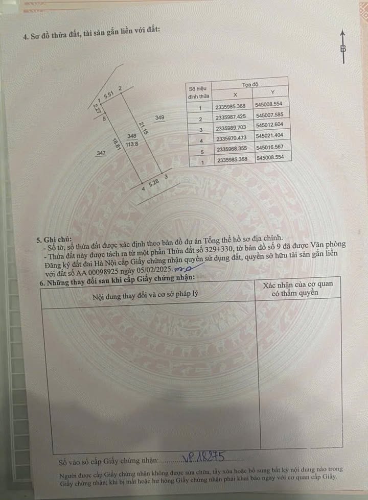 Đất nền Xuân Khanh, Sơn Tây 115m² - Cơ hội đầu tư tuyệt vời!