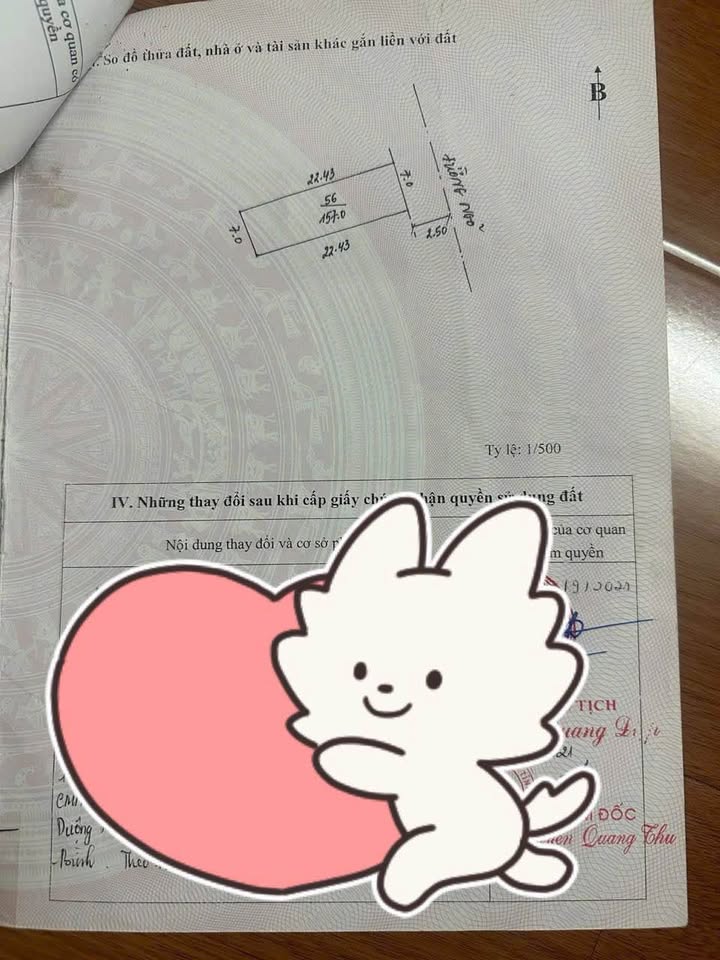 Đất ở phường Chăm Mát, TP Hòa Bình 157m² giá chỉ 1 tỷ - Sổ đỏ chính chủ!