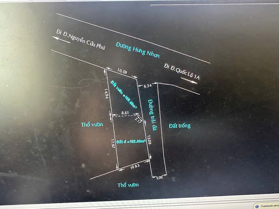 Đất mặt tiền đường Hưng Nhơn, Tân Kiên, Bình Chánh 297m² giá 17 tỷ - Vị trí kinh doanh đắc địa!
