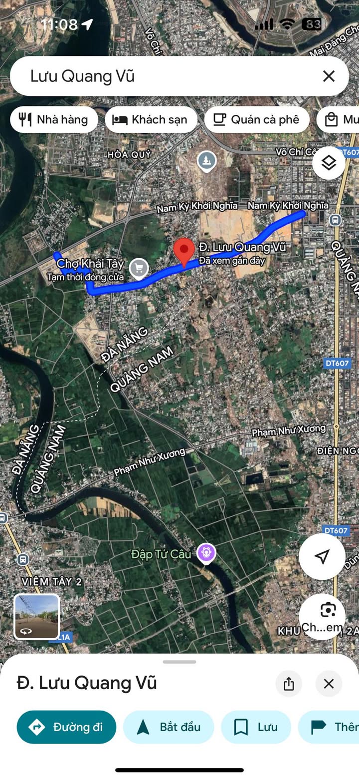 Đất mặt tiền đường Lưu Quang Vũ, Hòa Quý, Đà Nẵng 101m² giá 3 tỷ - Đầu tư sinh lời ngay!