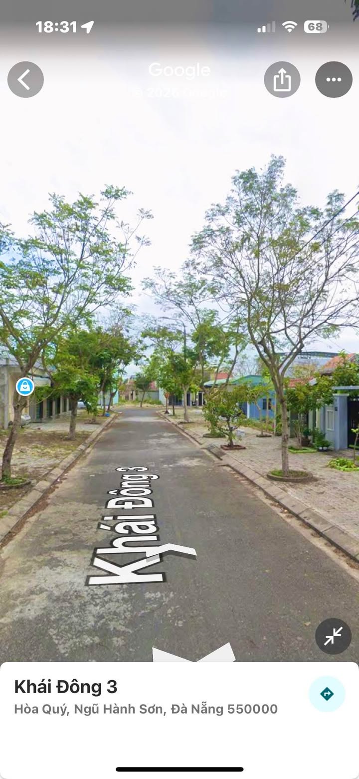 Bán đất Khái Đông 3, Đà Nẵng 125m² - Tiềm năng đầu tư sinh lời cao!