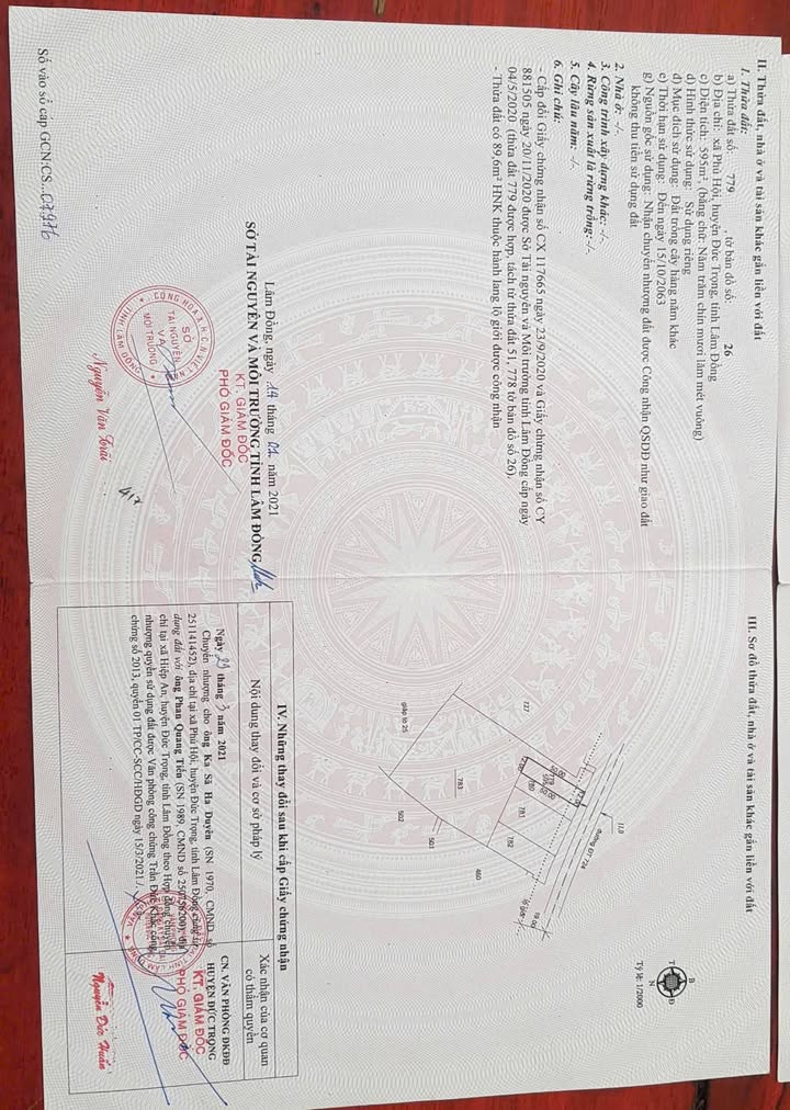 Đất thổ cư mặt tiền đường DT 724, Phú Hội, Đức Trọng, Lâm Đồng - Giá chỉ 5,5 tỷ!