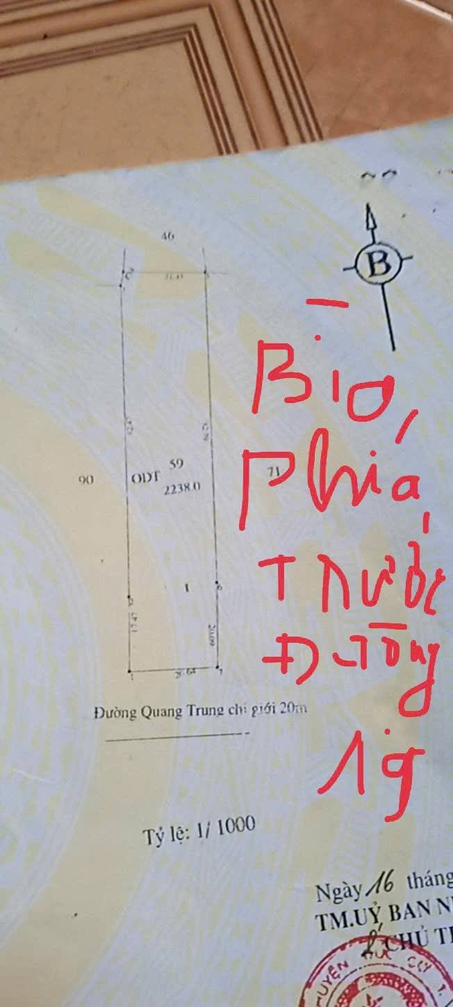 Đất thổ cư 2402m² tại Quốc lộ 19, Đức Cơ - Giá 3 tỷ, Nở hậu lý tưởng cho đầu tư!