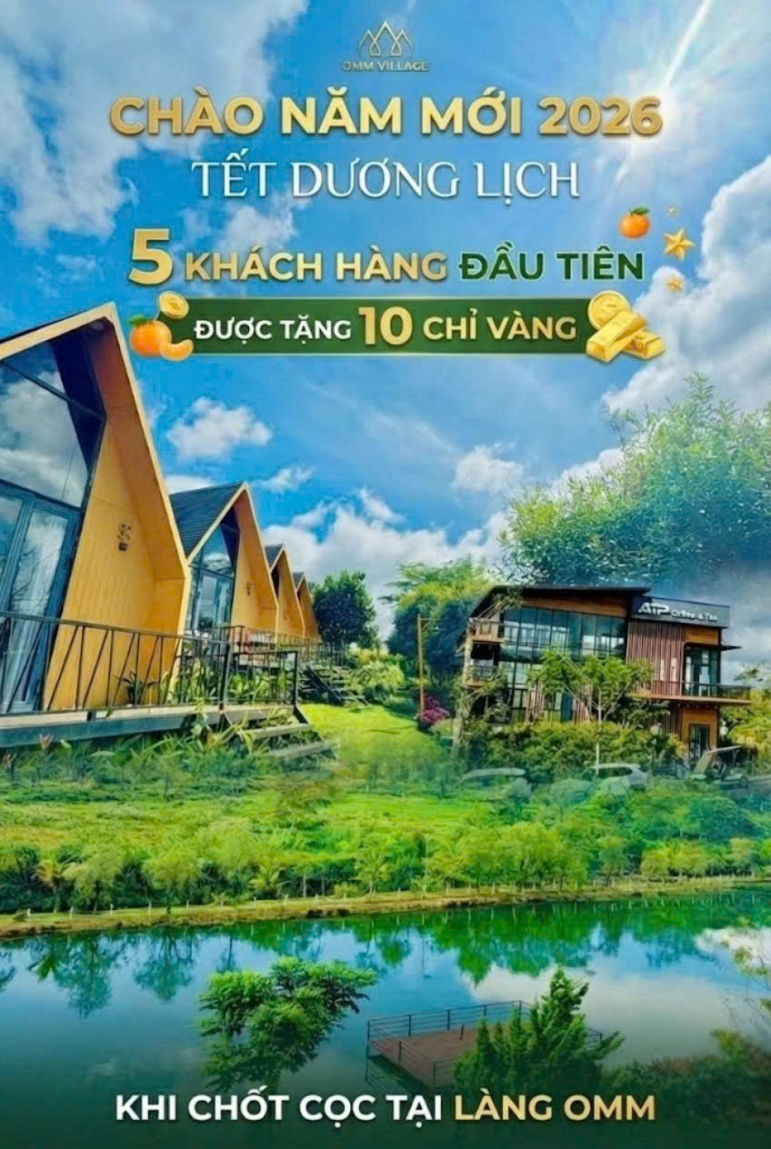 Đất nền nghỉ dưỡng Làng Omm Bảo Lộc 150m² giá 990 triệu - Đầu tư sinh lời hấp dẫn!