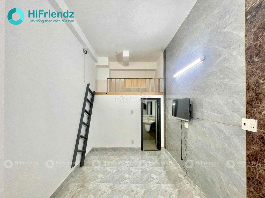 Căn hộ dịch vụ có gác Full nội thất Q5, 24m² giá 4 triệu - Sẵn sàng vào ở ngay!