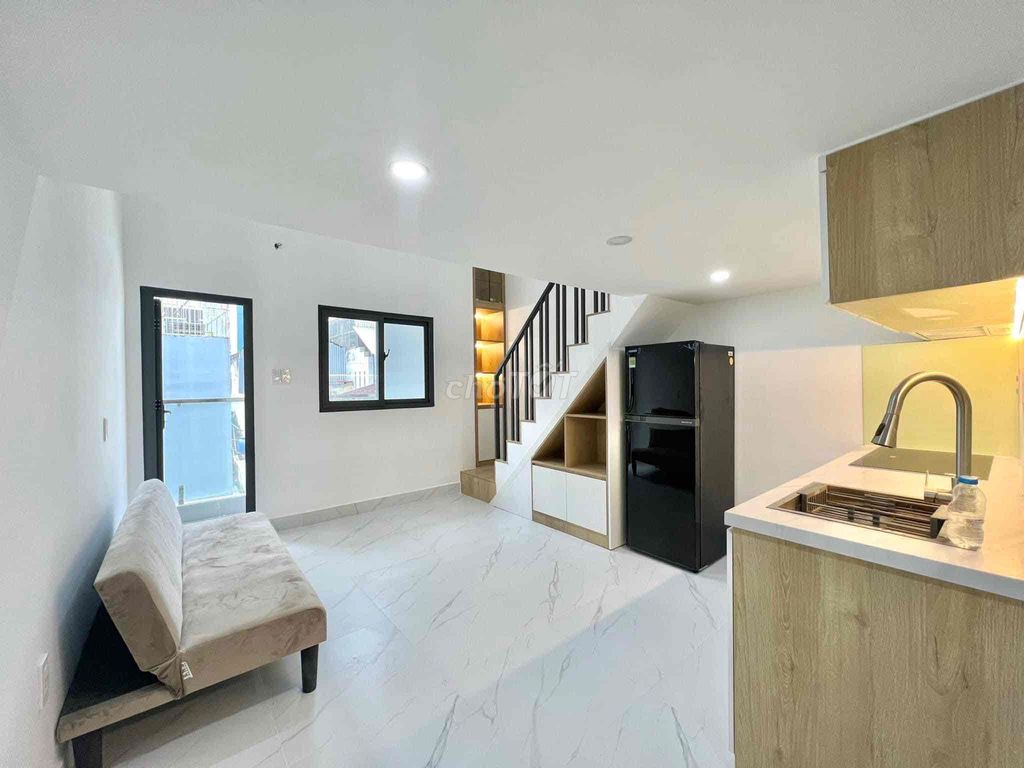 Cho thuê DUPLEX BANCOL - Lý Thường Kiệt 45m² giá 6.5 triệu - Nhà mới đẹp, nội thất đầy đủ!