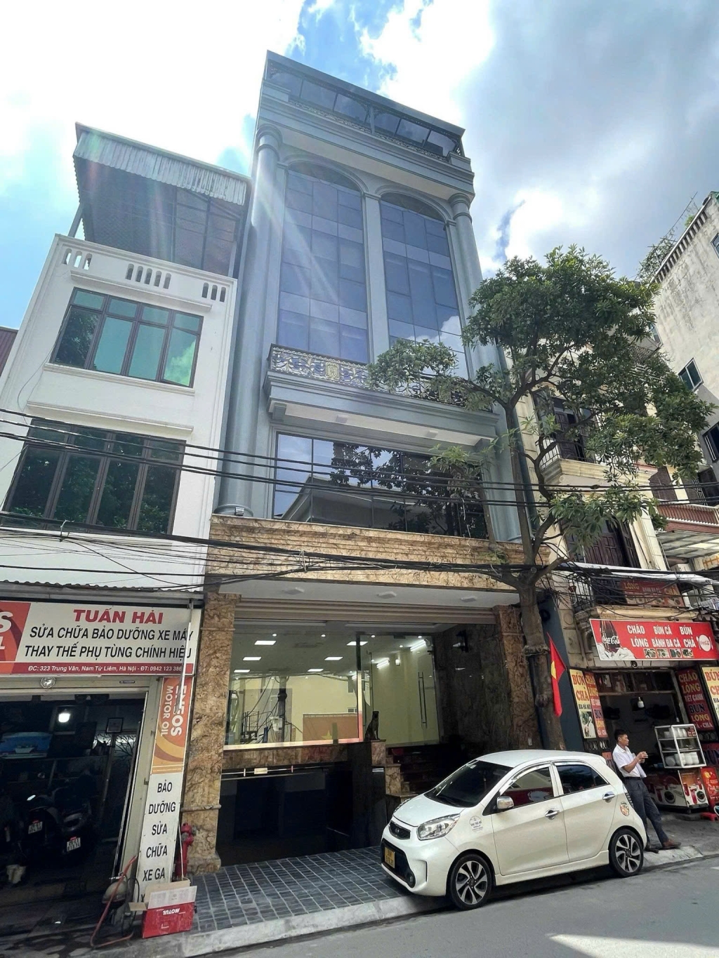 Cho thuê tòa văn phòng 9 tầng mặt phố Trung Văn, Nam Từ Liêm, 147m² - Vị trí đắc địa, thiết kế hiện đại!